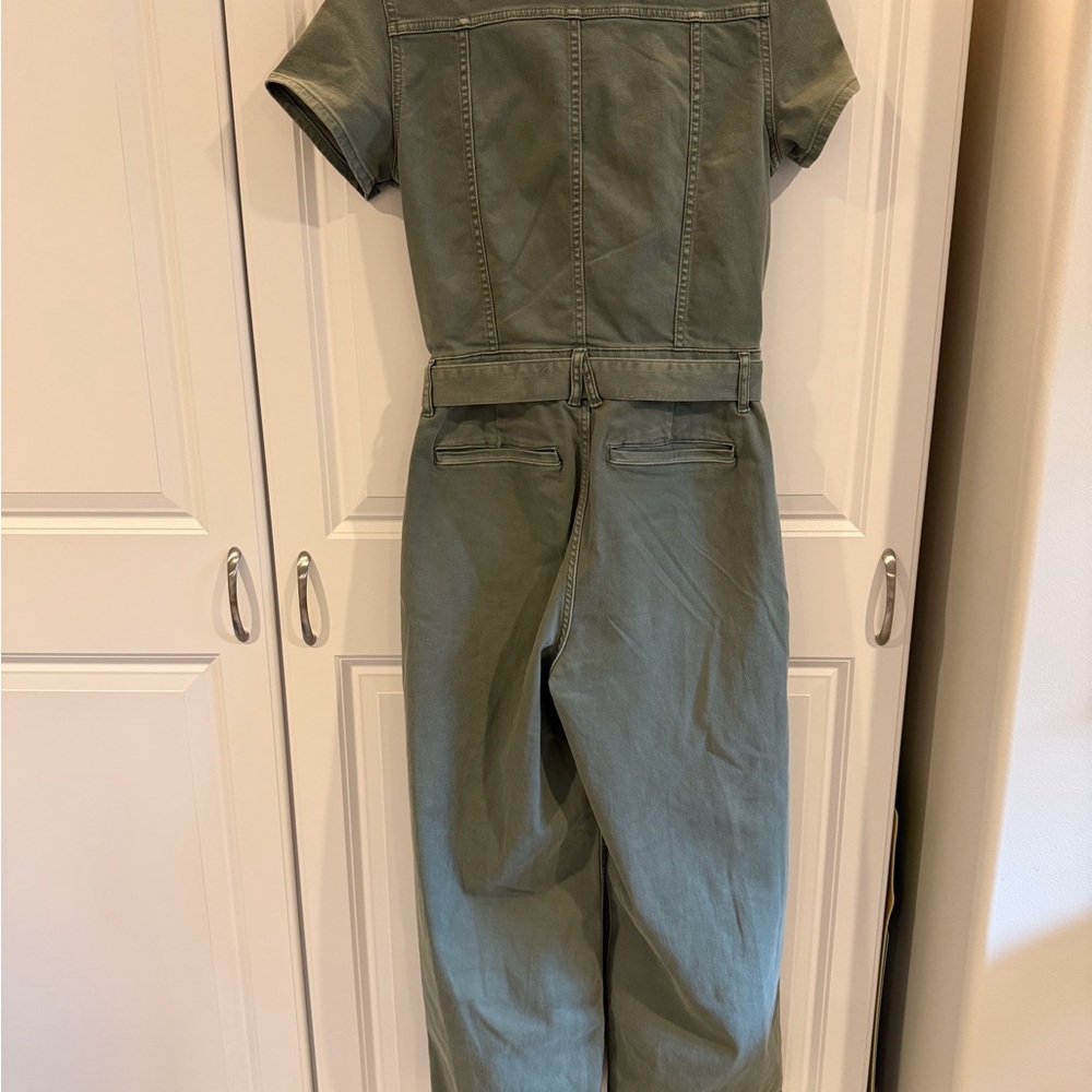 Anthropologie’s Good American Olive Green Jumpsuit - Picture 5 of 6